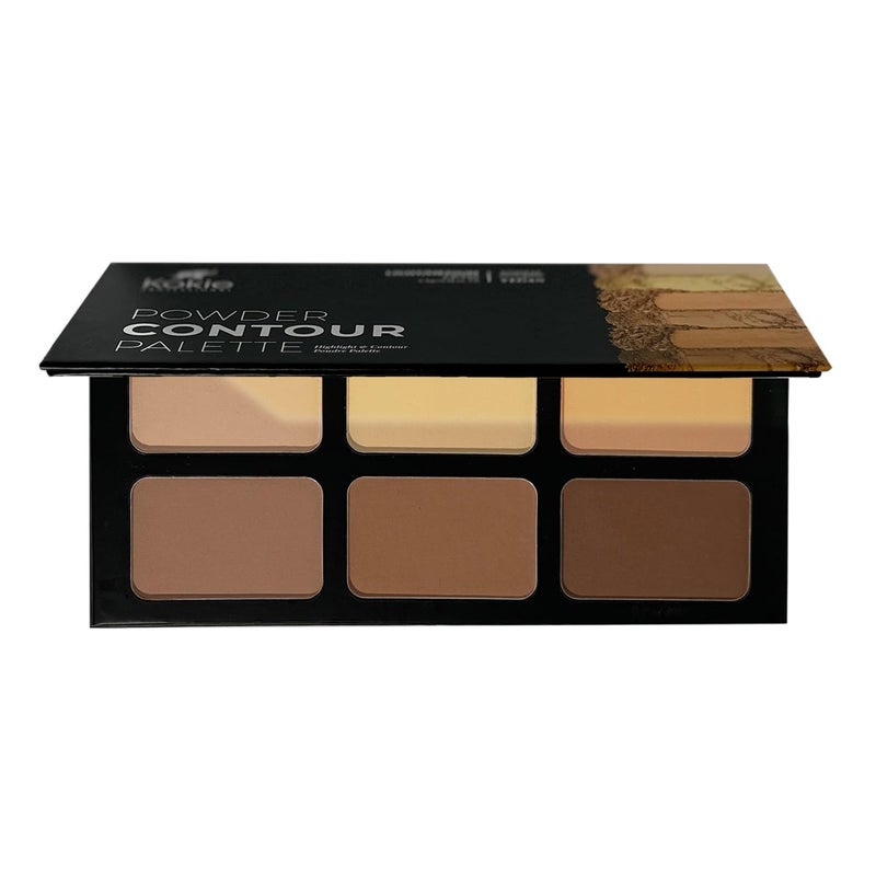 Kokie Cosmetics Powder Contour Kit, Universal, 0.96 Ounce - Image 1